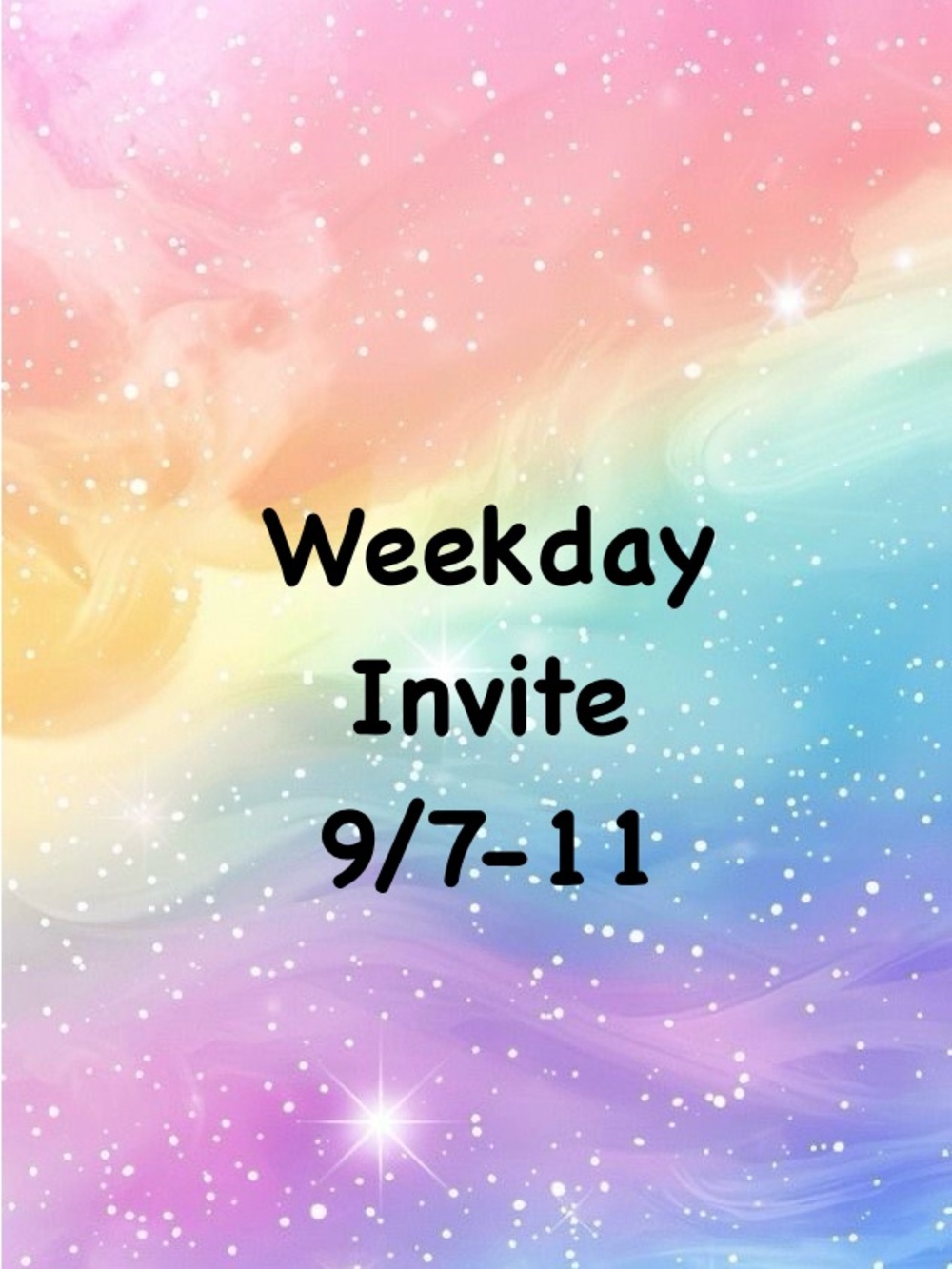 🌈 Share with Color Weekend Invite & Chat